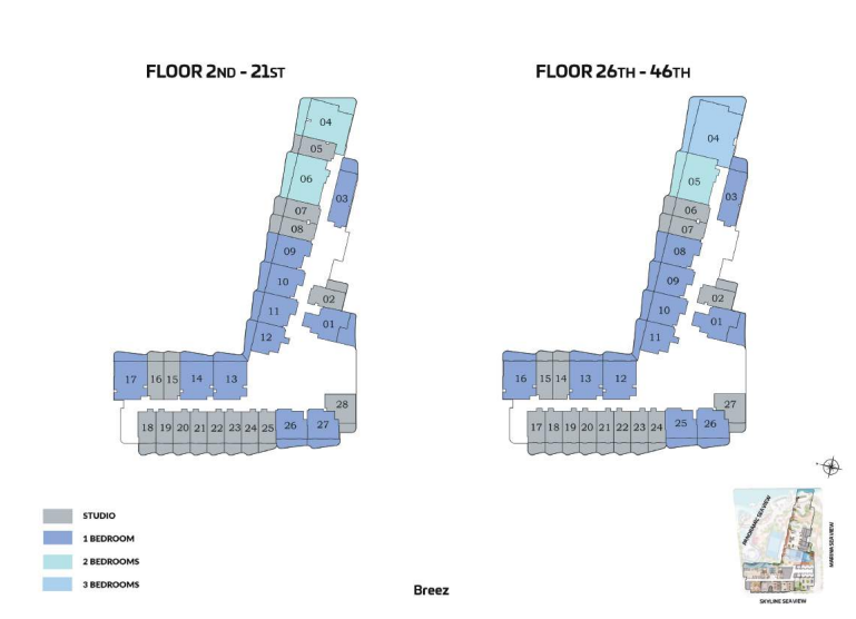Breez by Danube - Breez Floor Plans
